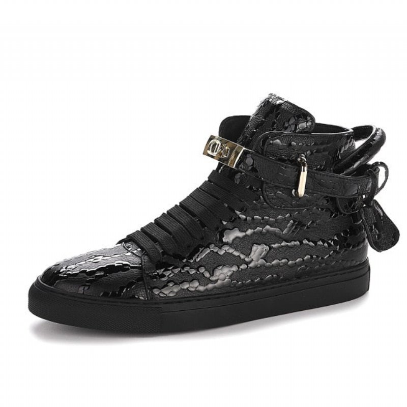 Pánske Tenisky Exotica High Top Sneakers - Čierna