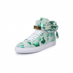 Pánske Tenisky Graffiti Artisan Cow Leather High Top Sneaks