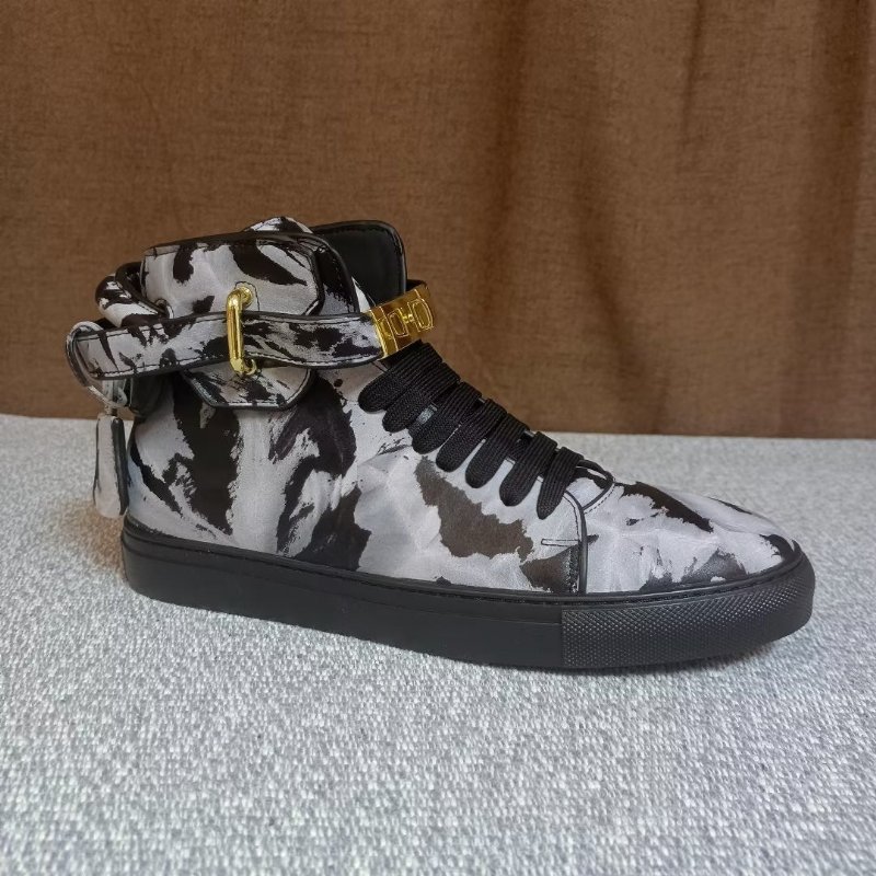 Pánske Tenisky Graffiti Vogue Cowhide High Top Sneakers - Viacfarebné