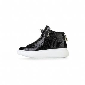 Pánske Tenisky Luxusné Dizajnové Crocemboss High Top