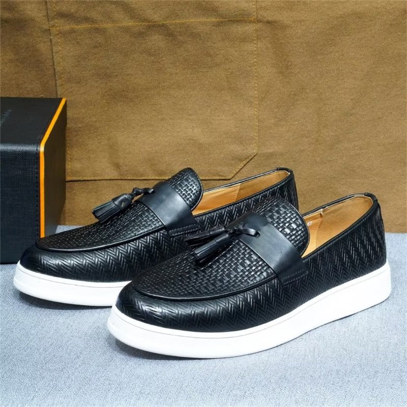 Pánske Topánky Na Voľný Čas Slip-on Elegancia - Čierna