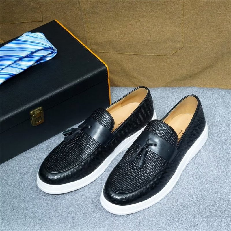 Pánske Topánky Na Voľný Čas Slip-on Elegancia - Čierna