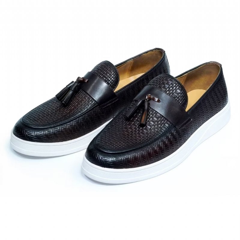 Pánske Topánky Na Voľný Čas Slip-on Elegancia - Káva